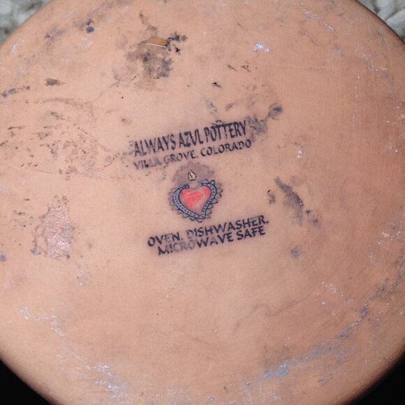 Always Azul Pottery, Primitive, Ombre, Inuit, Hand thrown, gorpcore, Cabincore - Picture 5 of 5